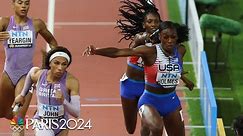 DISASTER for Team USA as bad handoff gets women's 4x400 team DQ'd in heat | NBC Sports