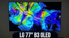 LG 77" B3 OLED WebOS TV - Unboxing, Setup & Overview