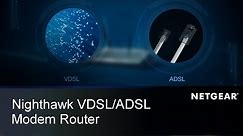 NETGEAR Nighthawk AC1900 WiFi VDSL/ADSL Modem Router D7000 Product Tour
