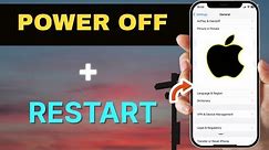 How To Power Off and Restart Your iPhone 2024 - (Simple Guide!)