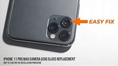 iPhone Camera Glass Lens Replacement Procedure | EASY FIX