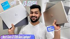 Top 5 Best Intel Core i3 13th Gen Laptops To Buy!
