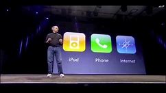 Steve Jobs Introducing The iPhone At MacWorld 2007