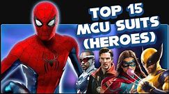 Top 15 BEST MCU Superhero Suits ranked from worst to best!