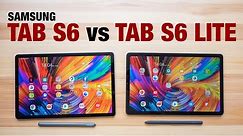 Samsung Tab S6 Lite vs Tab S6 (quick review)