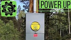 Power Pole Meter & Box Install - Arched Cabin Build #121