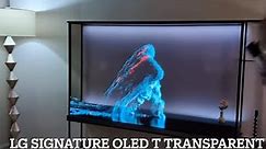 LG Introduces Signature OLED T Transparent TV at CES 2024