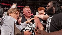 John Cena and Brock Lesnar's chaotic brawl: Raw, April 9, 2012