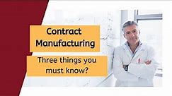 Pharmaceutical Development: Choose the right Contract Manufacturing Organization