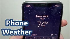 iPhone Weather App: How to Add Cities, Remove Cities and Change Locations (Easy)