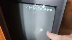 how to get into the service menu of Toshiba crt tv