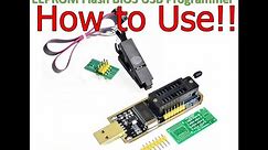 How to Use the CH341A 24 25 Series EEPROM Flash BIOS USB Programmer