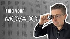 How to identify vintage Movado: The Guide. Movado watch lookup, search serial number model reference