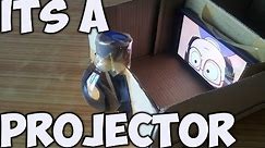 How to make Projector at home in 5 minutes | DIY Projector without magnifying glass