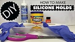 HOW TO MAKE YOUR OWN SILICONE MOLD | DIY 👍