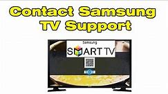 How to contact Samsung TV support team Samsung Customer Service