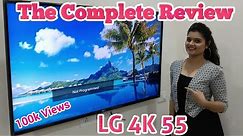 LG 55 inch Ultra HD (4K) LED Smart TV Full Honest Review #smarttv #lgtv