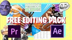 THE BEST MEME EDITING PACK FOR YOUTUBE 2024 (Green Screens, Sound Effects, Presets & More)