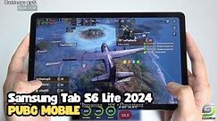 Samsung Tab S6 Lite 2024 test game PUBG Mobile | Exynos 1280
