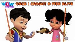 Once I Caught A Fish Alive | Nursery Rhymes for Kids | Toddler & Baby Songs