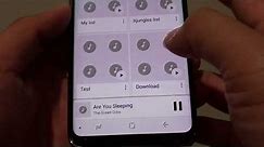 Samsung Galaxy S8: How to Add Songs to Playlist