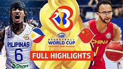 Philippines 🇵🇭 vs China 🇨🇳 | Full Game Highlights | FIBA Basketball World Cup 2023