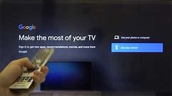 How to Add Google Account to Sharp Aquos Smart LED TV - Use Google Services on Your TV