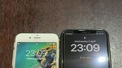 iPhone 6 vs iPhone 11 Pro boot up test #shorts #iphone6 #ios12 #iphone11pro #ios17