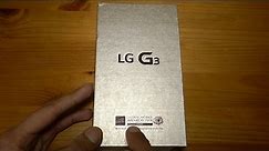 LG G3 (GOLD) Unboxing & First Look