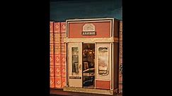 1940s Train Cabin (Motion Scene) DIY Book Nook Shelf Insert Craft Kit | Anavrin