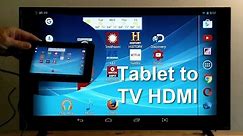 How to Connect Tablet to TV using HDMI - Easy & Fun!!!