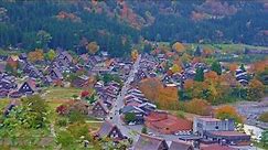 Shirakawa-go in Autumn - This village is one of Japan's Most Beautiful Villages.