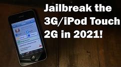 iPhone 3G/iPod Touch 2G MB Jailbreak Tutorial (Working 2024)