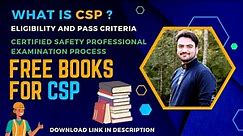 CSP Free Study Material & Exam Information | Certified Safety professional (BCSP)