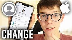 How To Change Apple ID On iPhone (iCloud) - Full Guide