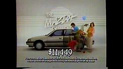1989 Mazda 626 "The Mazda Challenge -vs- The Honda Accord" TV Commercial