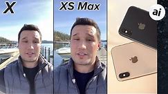 iPhone XS Max vs iPhone X Video Quality Comparison!