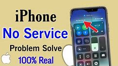 how to fix no service sim card on iphone | iphone no service problem solution |iphone sim no service