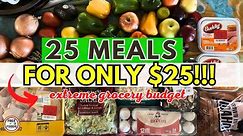 🚨25 Meals for Just $25 | Emergency Grocery Budget Haul | Quick & EASY Cheap Meal Ideas