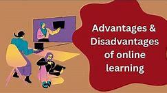 Advantages and Disadvantages of online learning|| #onlinelearning