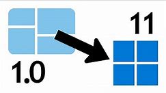 Windows Logo Evolution (1.0 to 11) + Startup Sounds