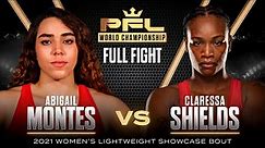Claressa Shields vs Abigail Montes | 2021 PFL Championship (HD FULL FIGHT)