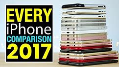 Every iPhone Comparison 2017!