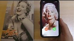 Marilyn Monroe Memory Incoming Call