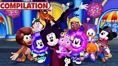 Mickey Mouse Halloween Music Videos 🎶🎃| Compilation | Disney Junior Halloween Songs | @disneyjunior