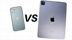 iPhone 11 Pro Max vs iPad Pro 11” Speed Test!
