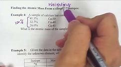 Atomic Mass Calculations