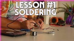 REPAIR ANY DRONE. LESSON 1. Soldering