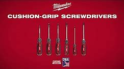Milwaukee® Cushion Grip Screwdrivers (USA)