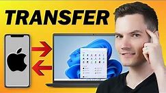 How to Transfer Photos, Videos & Music Between iPhone & Windows PC | No iTunes or iCloud